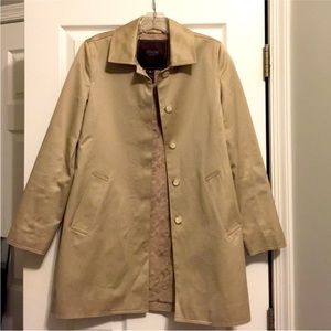 Coach Trench Coat Khaki Size Xs